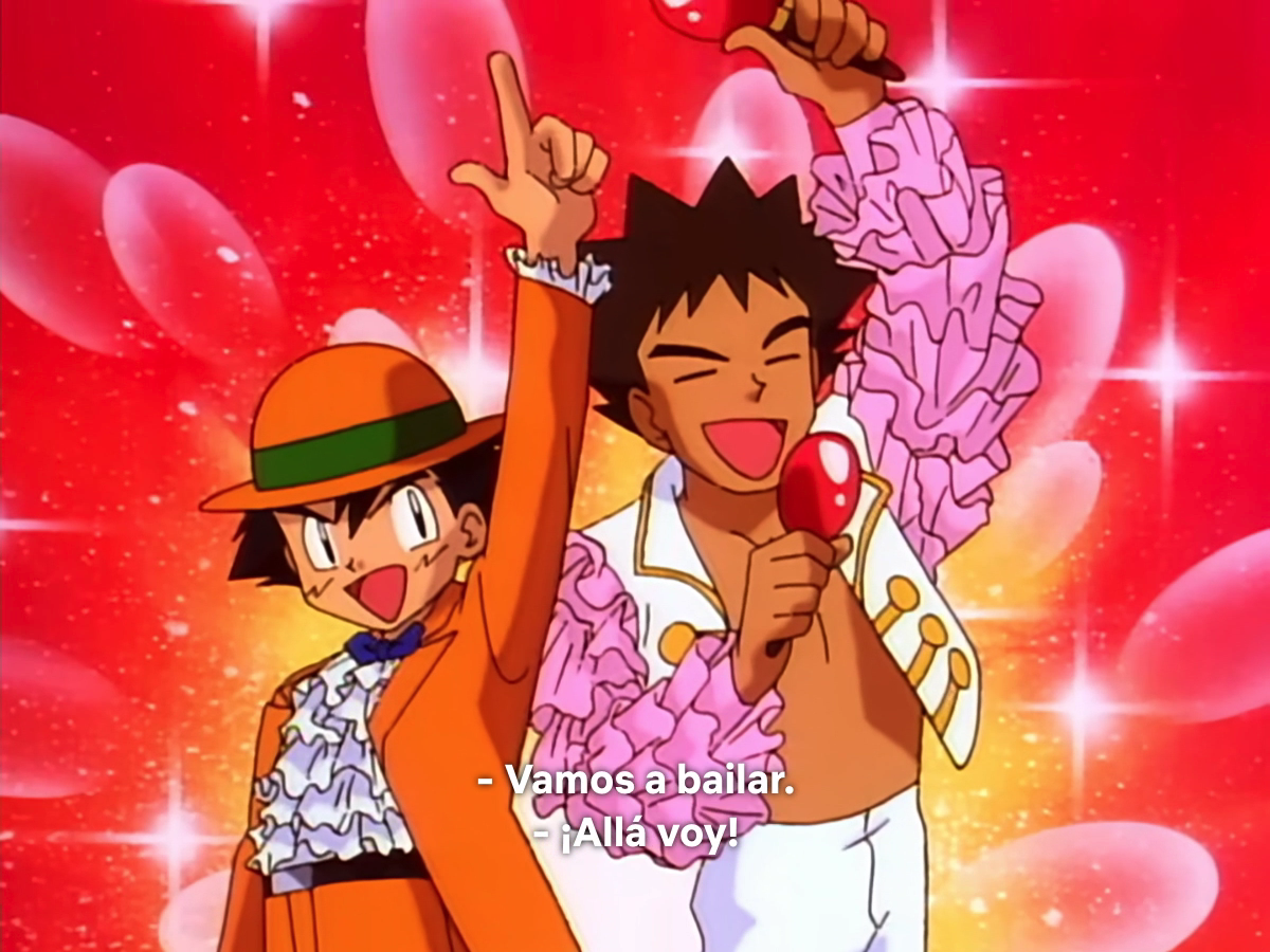 “Vamos a bailar.” “¡Alla voy!”